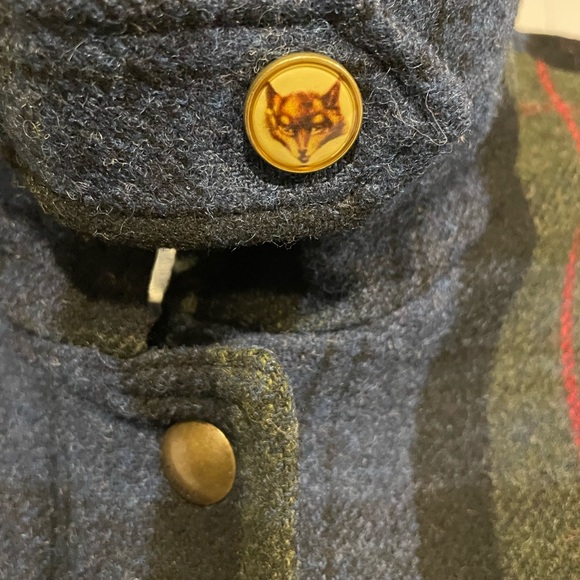 Joules Ladies Wool Plaid Fieldcoat - Picture 5 of 15